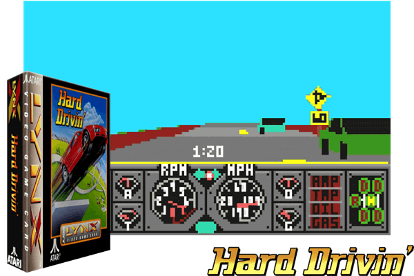 Atari Lynx - Hard Drivin'